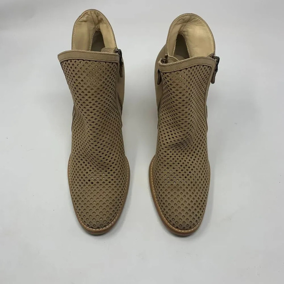 Paul Green Bonzai Perforated Bootie Sisal Nubuck Size 6.5/US 9 - Picture 2 of 11